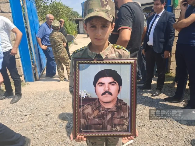 İmişlidə I Qarabağ müharibəsinin itkin-şəhidi Mürşüd Nərimanov dəfn edilib - FOTO