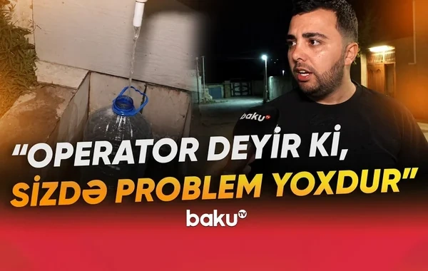 Xocəsəndə dörd gündür su yoxdur: Sakinlər çarəsiz qalıblar - VİDEO