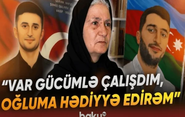 Tarix müəllimi ola bilməsə də, tarix yazdı: Şəhid anasının əzmi və uğuru - VİDEO