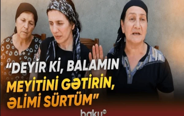 Qubada ailə faciəsi: Tək övladını itirən gözdən əlil ana fəryad etdi - VİDEO