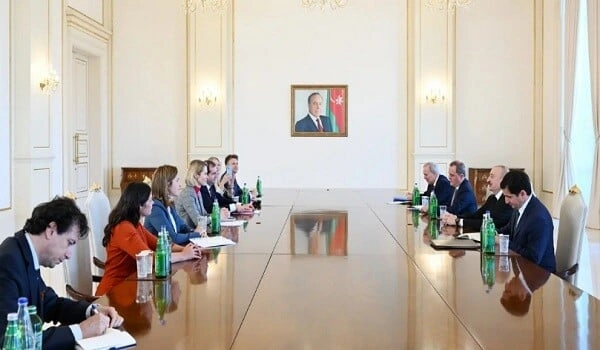 İlham Əliyev Kaya Kallası qəbul etdi
