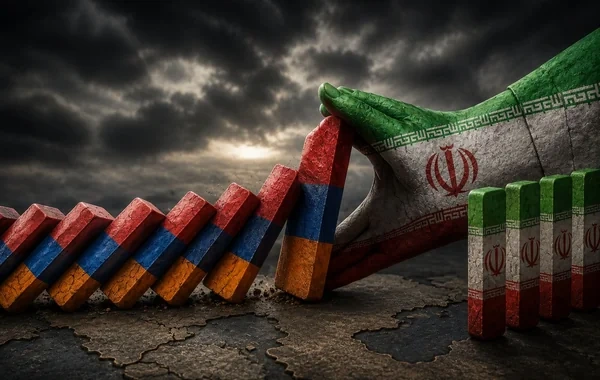 Tehranın qərəz və qəzəbinin rəngli versiyası: İran Ermənistan bayrağını niyə bəhanə gətirir? - FOTO