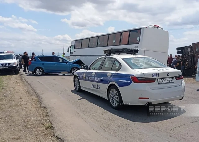 Cəlilabadda AĞIR QƏZA: Dörd nəfər yaralanıb - FOTO