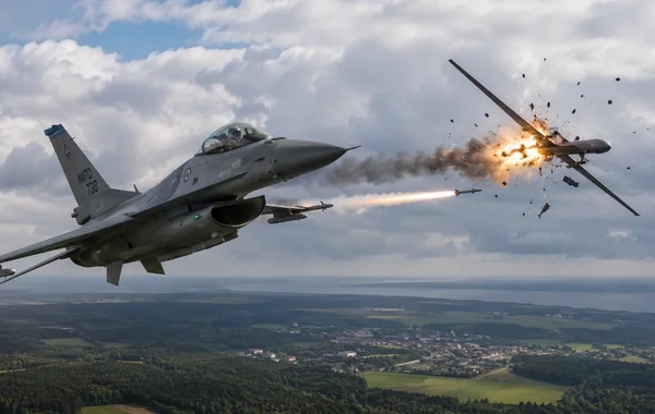 NATO qırıcıları Latviya üzərində PUA-nı vurub