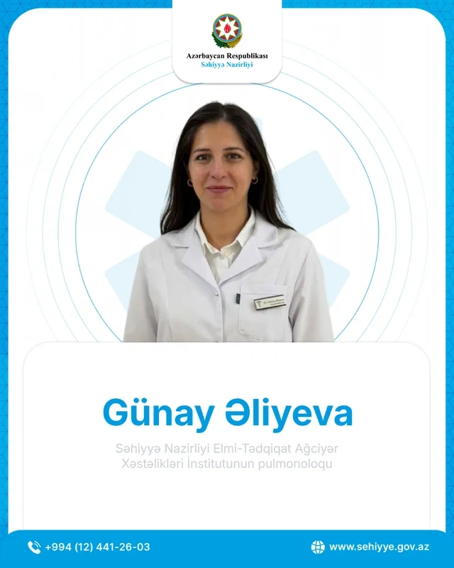 Ağciyərləriniz təhlükədə ola bilər: Pulmonoloqdan vacib xəbərdarlıq