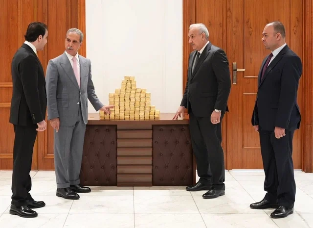 İraqda korrupsiya işi çərçivəsində 375 kiloqram qızıl müsadirə edilib - FOTO