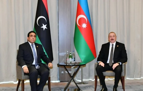 Liviya Prezident Şurasının sədri Məhəmməd Yunis Əl-Mənfi İlham Əliyevə zəng edib