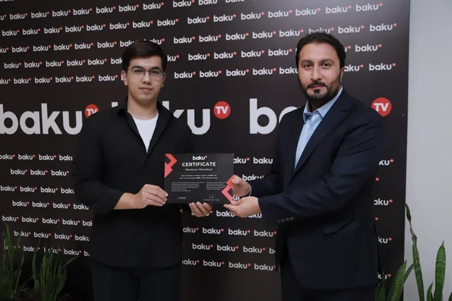Özbəkistan Milli Teleradio şirkətinin nümayəndə heyəti Baku TV-də təlim proqramında iştirak edib - FOTO - VİDEO
