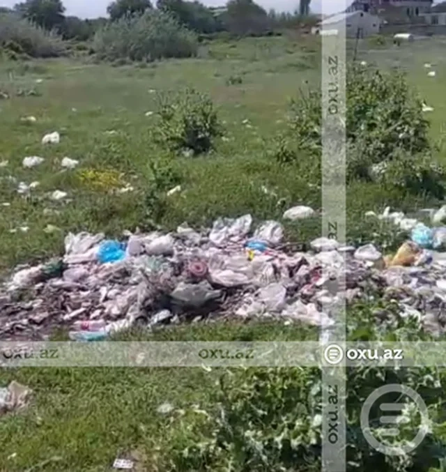 Xaçmazda ANTİSANİTAR vəziyyət: Ərazi zibil poliqonuna çevrilib - FOTO - VİDEO