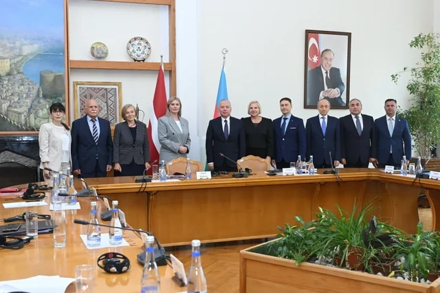 Azərbaycan və Latviya Konstitusiya məhkəmələrinin sədrləri görüşdülər: Nələr müzakirə olundu? - FOTO