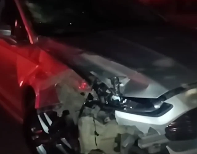 Tovuzda avtomobillə motosiklet toqquşdu: 18 yaşlı sürücü xəsarət aldı