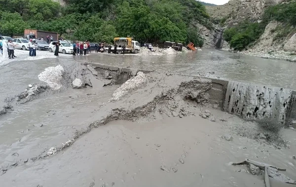 Dağıstanda fövqəladə vəziyyət: Dörd kənd su altında qala bilər - VİDEO