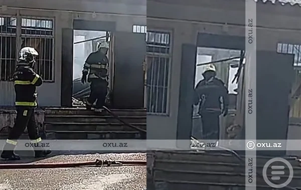 "Şuşa şəhərciyi"ndə obyektdə yanğın başlayıb