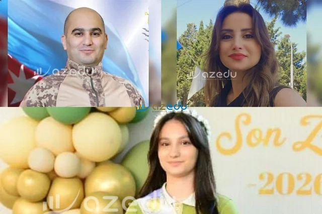 Şəhidin həyat yoldaşı da tələbə olub, qızı da - FOTO