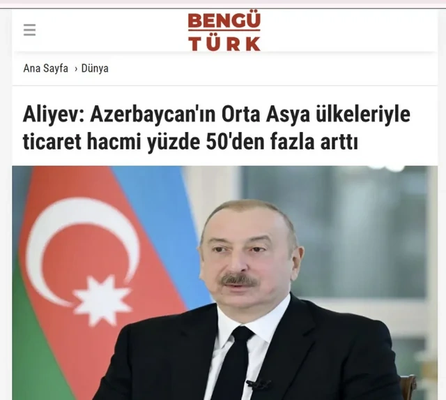 Türkiyə mediası Azərbaycan Prezidentinin Türkmənistana səfərini geniş işıqlandırıb - Foto