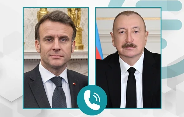Emmanuel Makron İlham Əliyevə zəng vurub
