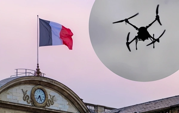 Fransada nüvə silahı olan hərbi baza üzərində naməlum dronlar görünüb