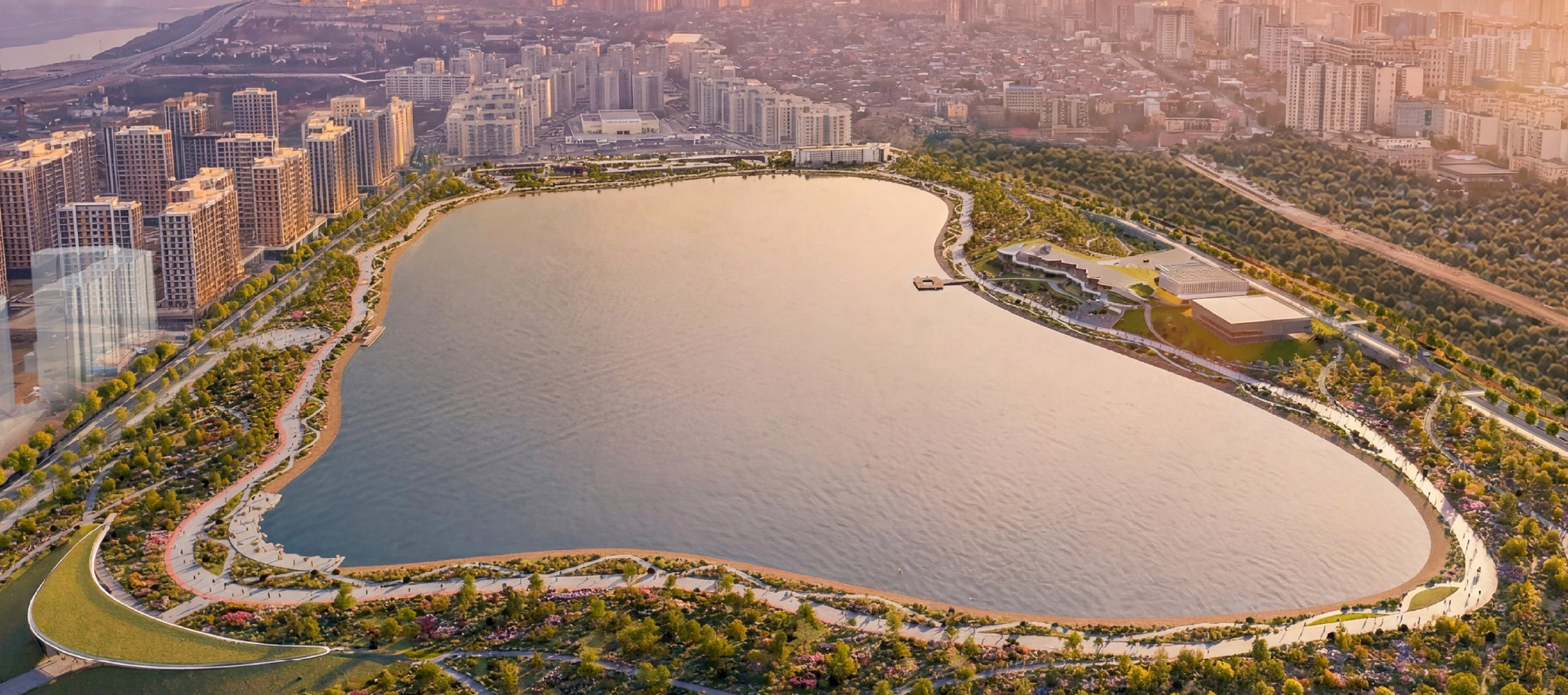 Qanlı Göl ərazisi şəhər parkı konsepsiyasında abadlaşdırılacaq