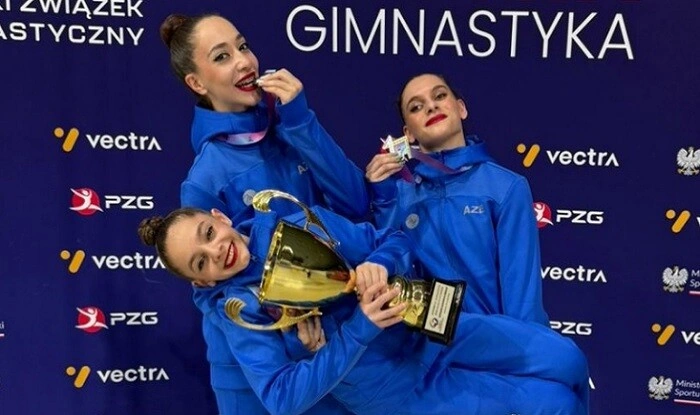 Akrobatlarımız Dünya kuboku seriyasının qalibi oldular