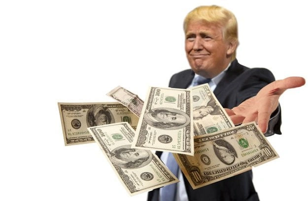 Trampın sərvəti 1,4 milyard dollar artdı