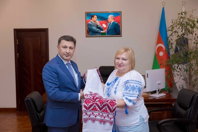 Azərbaycan Tibb Universitetində Xarkov Milli Tibb Universitetinin nümayəndə heyəti ilə görüş keçirilib