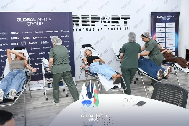 "Global Media Group" talassemiyalı xəstələr üçün qanvermə aksiyası keçirib - FOTO - VİDEO