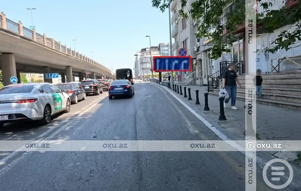 Bakıda sürücüləri qayda pozmağa vadar edən YOL NİŞANI: AYNA-dan reaksiya - FOTO - VİDEO