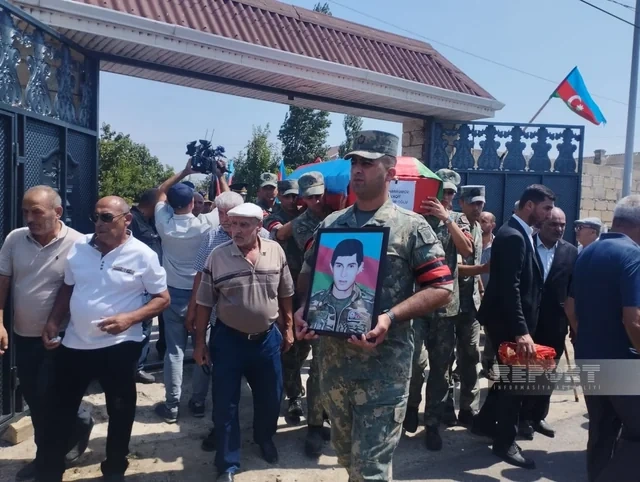 Neftçalada Birinci Qarabağ müharibəsinin itkin-şəhidi Vaqif Məhərrəmov dəfn edilib - FOTO
