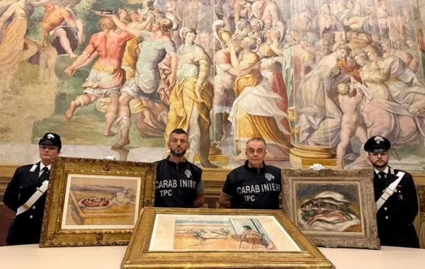 İtaliyada muzeydən oğurlanan məşhur rəsm əsərləri geri qaytarıldı - FOTO