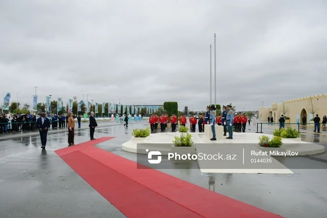 Ümumdünya Şəhərsalma Forumunun bayraqqaldırma mərasimi keçirilib - FOTO - VİDEO