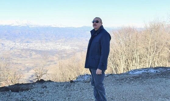 İlham Əliyev Xocavəndə getdi