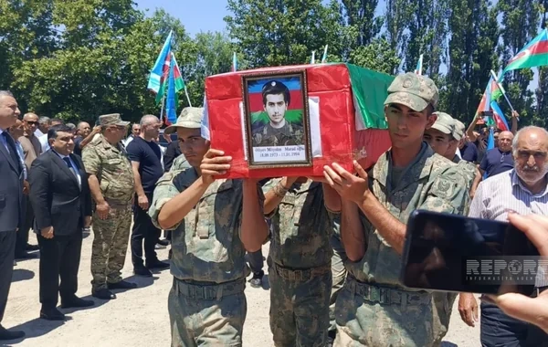 Birinci Qarabağ müharibəsinin itkin-şəhidi Füzulidə dəfn edilib - FOTO