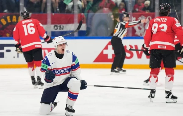 Norveç millisi hokkey üzrə dünya çempionatı tarixində ilk dəfə medal qazandı