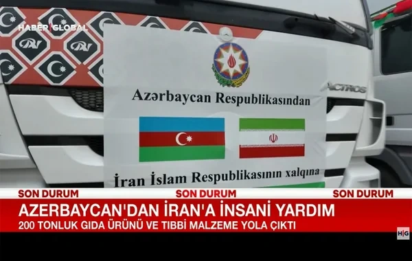 "Haber Global" Azərbaycandan İrana yola salınan humanitar yardımla bağlı VİDEOSÜJET hazırlayıb