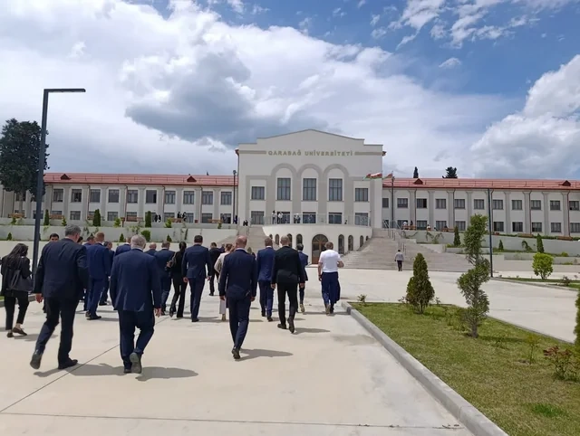 Rixard Raşi Xankəndidə quruculuq işləri ilə tanış olub - FOTO