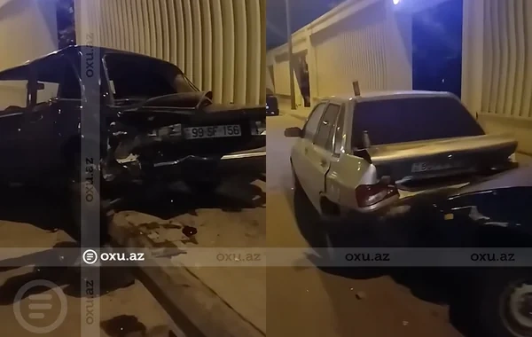 Bakıda zəncirvari qəza: "Pajero" iki avtomobilə çırpılıb hadisə yerindən qaçıb - İDDİA-VİDEO