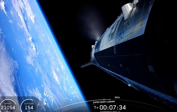 "Starship" tarix yazdı: İlk dəfə Yer kürəsinin orbitinə çıxdı - VİDEO