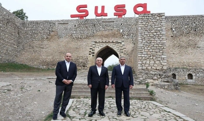 Həsənov, Gülər və Çikovani Şuşada... - Foto