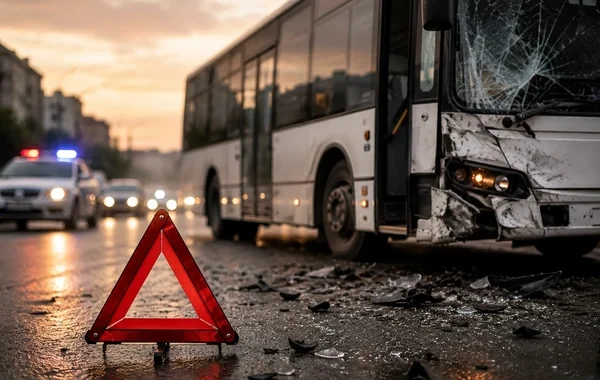Sərnişin avtobuslarının iştirakı ilə baş verən qəzaların əsas səbəbləri nələrdir? - FOTO