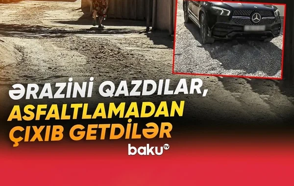 Nərimanovda həllini tapmayan YOL PROBLEMİ - VİDEO