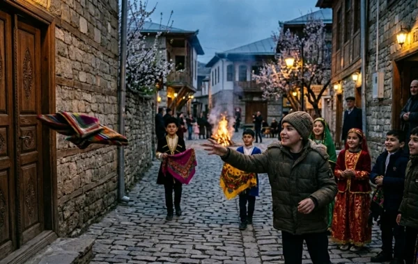 Lahıcın fərqli Novruz ənənəsi: Niyə papaq deyil, dəsmal atılırdı? - VİDEO