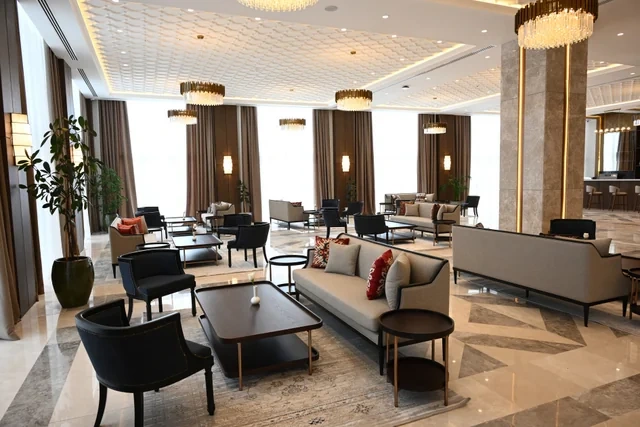 Prezident "Xankəndi" hotelinin açılışında iştirak edib - FOTO