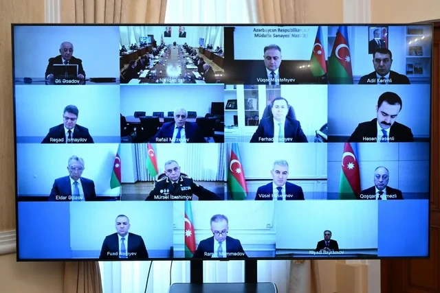 Nazirlər Kabinetində əhalinin siyahıyaalınmasına dair iclas keçirilib - FOTO