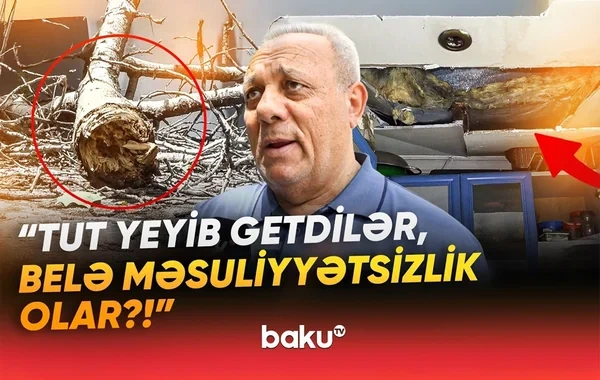 Qorxulu anlar yaşayan sakinlər səksəkədə: "Sanki zəlzələ oldu" - VİDEO
