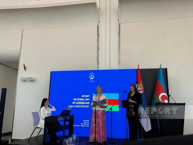 Müstəqillik Günü münasibətilə Serbiyada rəsmi qəbul təşkil olunub