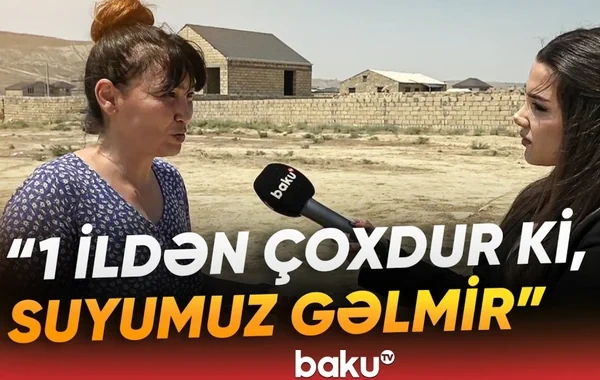 Bir il davam edən məşəqqət: Qobu sakinlərinə su niyə verilmir? - VİDEO