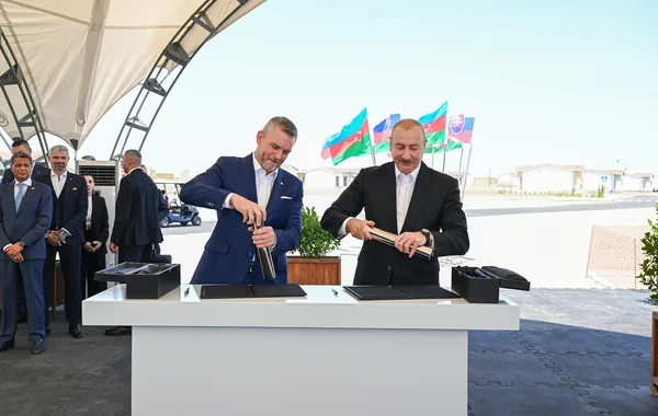 Peter Pelleqrini: "Ağdamda gələcək nəsillərə sərmayə olan yeni məktəbin təməl daşını qoyduq" - FOTO
