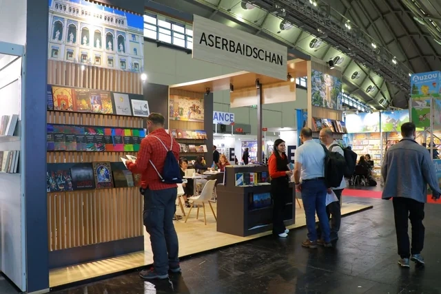 Frankfurt sərgisi çərçivəsində Azərbaycanın nəşriyyat təmsilçilərinin işgüzar görüşləri təşkil olunub - Foto