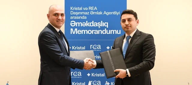"Kristal" və "REA" Daşınmaz Əmlak Agentliyi əməkdaşlığa başladı