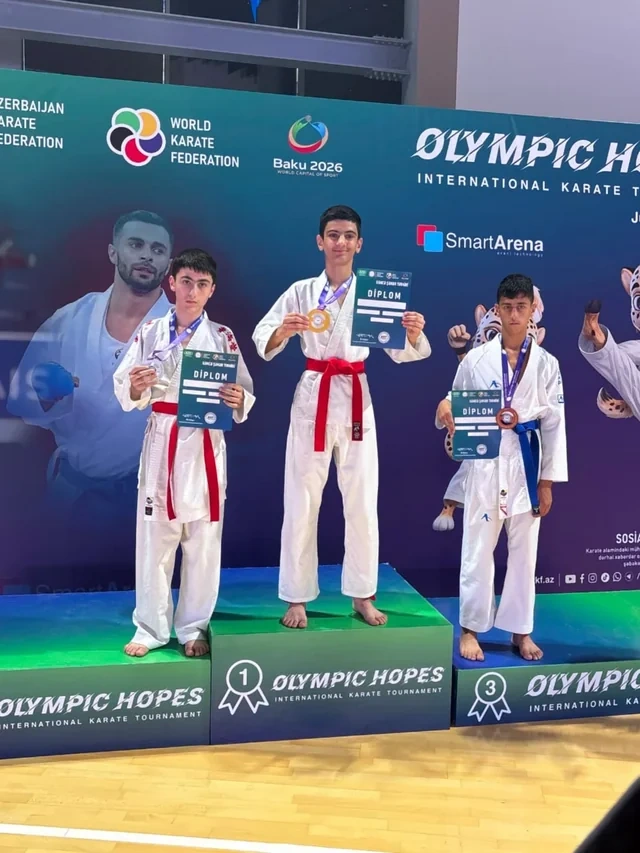 "Birlik" Karate Klubunun üzvləri "Olimpiya Ümidləri" beynəlxalq turnirində uğurla çıxış ediblər - FOTO